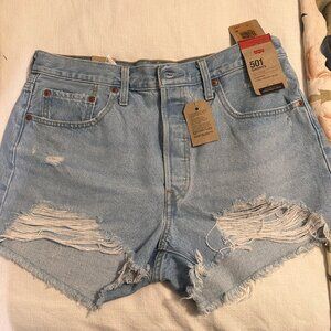 NWT Levi 501 Jean Shorts
